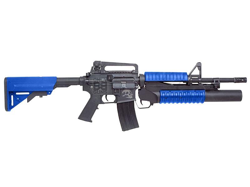 Onlybbguns S T M4a1 With M3 Grenade Launcher Sports Line Staeg259bkgll Onlybbguns