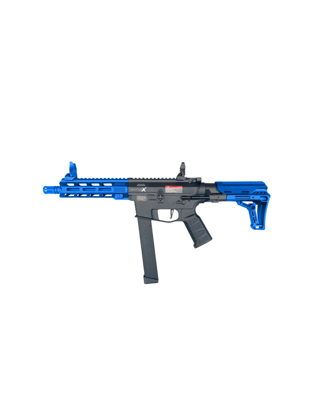 Airsoft Pistols Lancer Tactical PDW Stock - Black Polymer