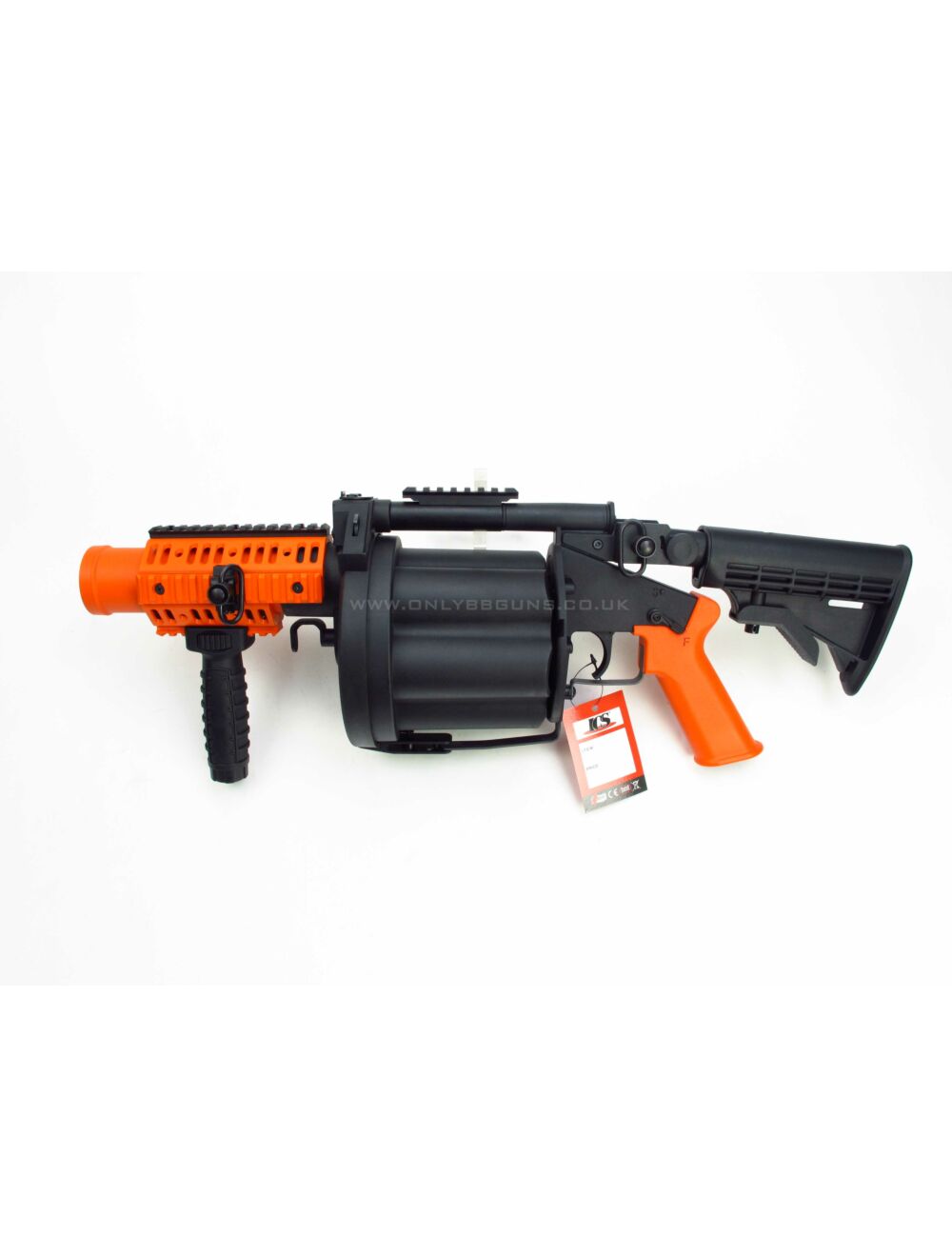 ICS-190 GLM Airsoft Grenade Launcher with Set of 6 Gas Grenades