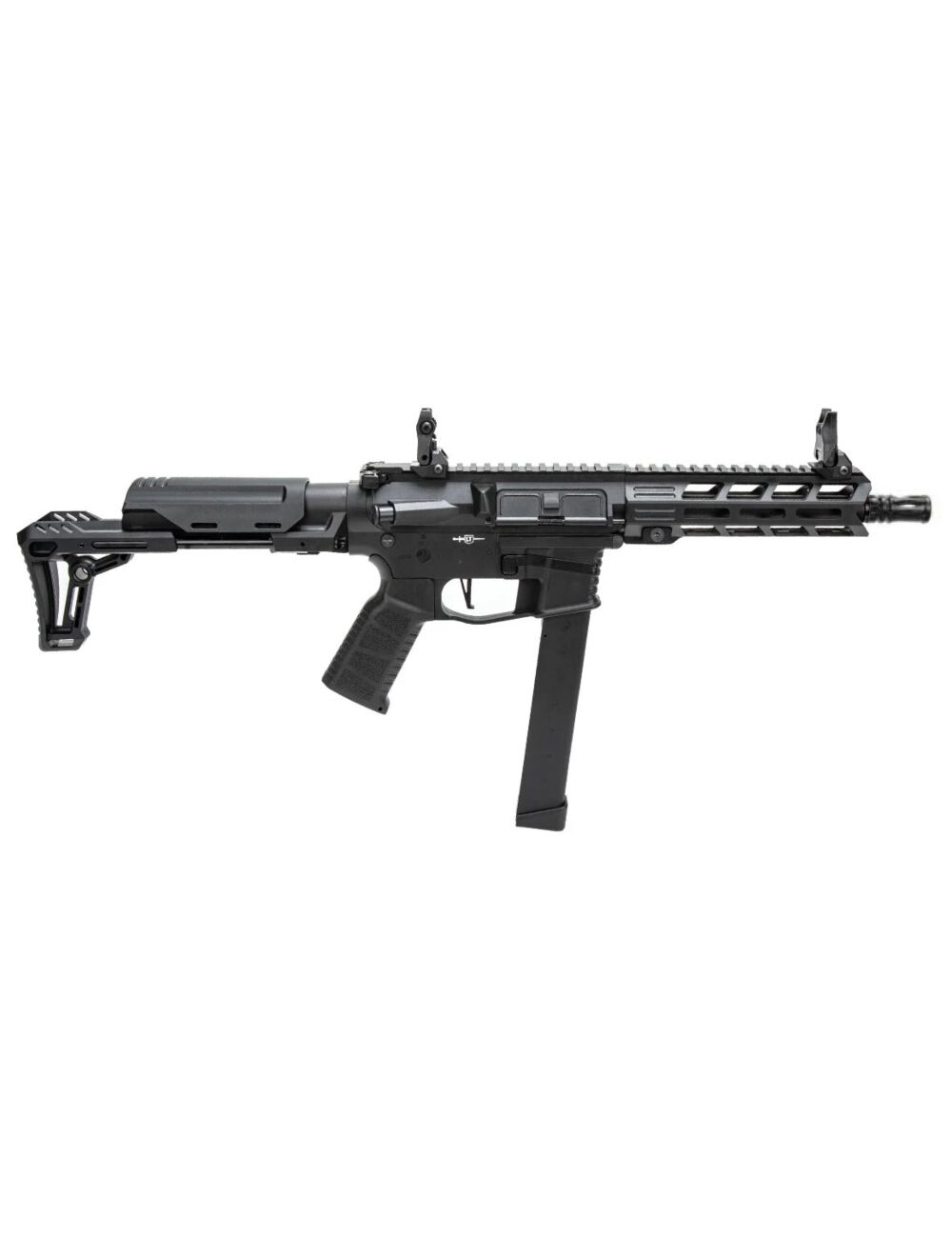 Lancer Tactical Gen 2 9mm Battle X CQB Airsoft Carbine - Lightweight Polymer AEG With Battery & Charger