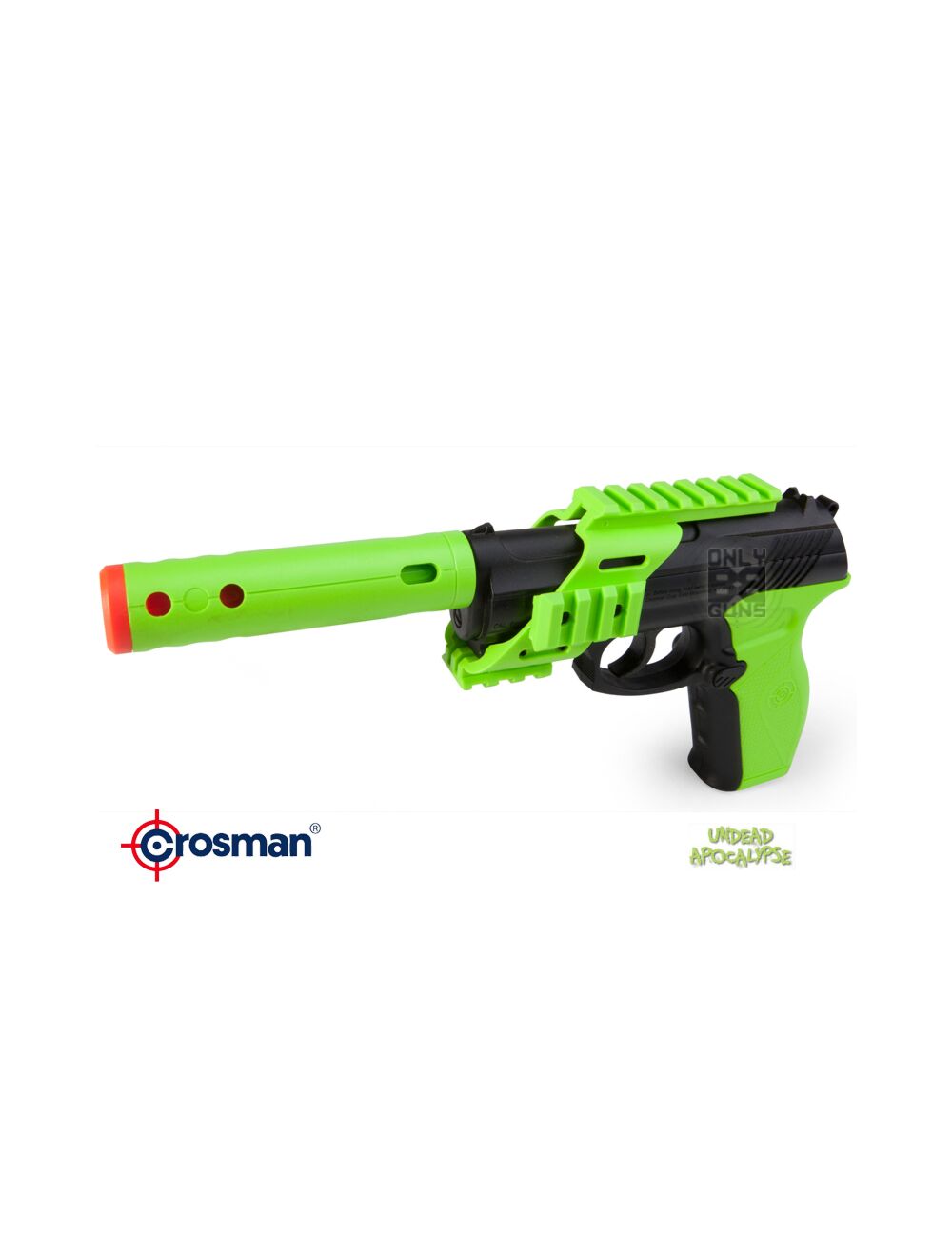 Crosman TACZ11 Co2 Zombie Eliminator with Silencer (Undead Crosman TACZ11 Co2 Zombie Eliminator with Silencer (Undead