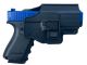 Galaxy G15H Full Metal Pistol with Holster (Blue)