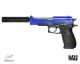 Double Eagle M22 M9 with SIlencer (Blue)