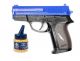 Cyma P618 Spring Action BB Pistol (P618 - Orange) with Spitfire 0.12g BB Pellets (Bottle - 1000 Rounds - Yellow) (Bundle Deal)