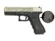 WE 17 Series Gen 3 Gas Blowback Pistol (Ivory Etched)