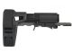 Ares M45 Series Retractable Stock with Stabilizing Brace (Black - AM-ABS005-BK)