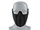 Big Foot Tactical Mesh Half Face Mask (With Ear Protection - Black)