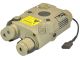 PEQ-15 Battery Box with Green Laser (Tan)