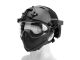 Big Foot Pilot helmet(Steel mesh version) L size (Black)