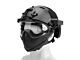 Big Foot Pilot helmet(Steel mesh version) L size (Black)