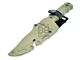 Tactical Rubber Knife with Hard Holster (Tan)