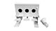 BO Manufacture Biathlon Type Mobile Target 3 Holes for Air Gun Pellets