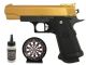  Galaxy G10 Spring Metal Pistol (G10 - Gold) with Big Foot 12