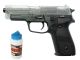 ACM 228 Spring Pistol (Clear - 2124) with white 0.20g BB Pellets and Speedloader Bottle (Bundle Deal)