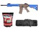 Cyma CM515 M4 Long RIS AEG Sports Line - Tan with BB Pellets and Gun Bag (Bundle Deal)