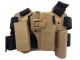 Big Foot Holster 17/18/19 with Two Pouches (Hard - Tan)