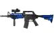 Well M4 Spring Action Rifle (With Mock Scope and Foregrip - 733)