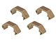 Ares Amoeba Handguard Half Unit (Tan - 4 Pieces Set) (AM-DH-015-DE)