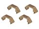 Ares Amoeba Handguard Half Unit (Tan - 4 Pieces Set) (AM-DH-015-DE)