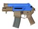 ARES Amoeba M4 Baby AEG (Electric Firing Control Gearbox) (Tan/Blue)