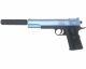 CCCP Custom 1911 with Silencer Spring Pistol (Blue - 2019C)