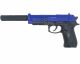 CCCP Custom M92 Spring Pistol with Silencer (Blue - 218)