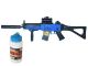Double Eagle 555 AEG Rifle (M82 - Blue) with white 0.20g BB Pellets and Speedloader Bottle (Bundle Deal)