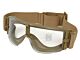 Big Foot X800 Goggle (Tan Color - Clear Lens)