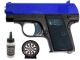 Galaxy G9 Spring Metal Pistol (G9 - Blue) with Big Foot 12