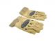 Full Finger Gloves With Nuckle Protection (Tan)