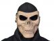 Skull Mask (Skeleton - Bone) with Mesh Eye Protection (Tan)