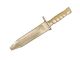 CCCP M4 Rubber Knife with Blade Case and Straps (Tan)