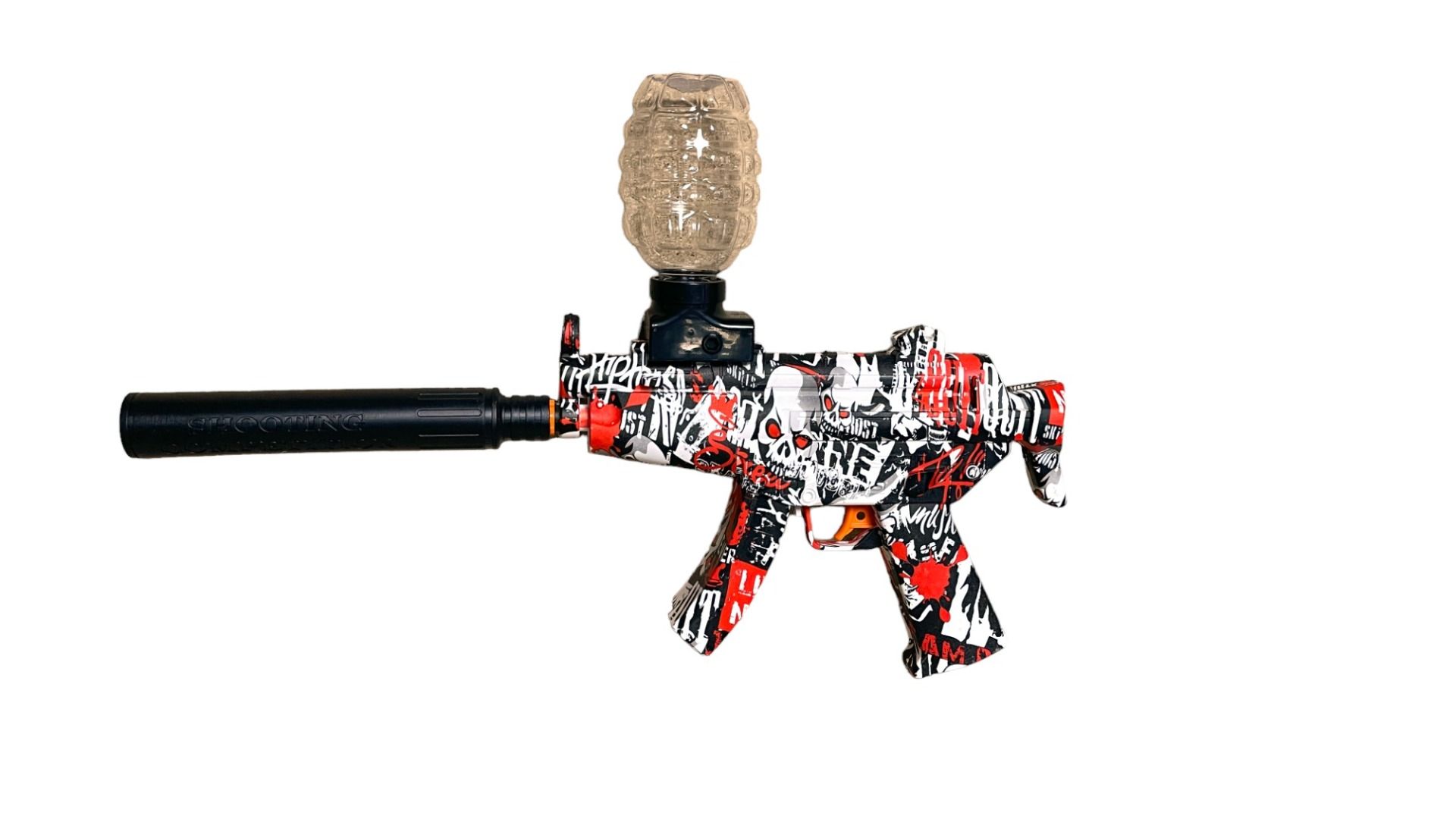Gel Blaster - AK with Silencer - 3:4 Scale - Colours May Vary - Includes Battery and Charger
