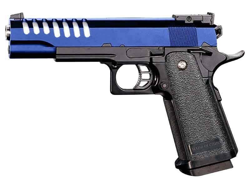 Vigor 5.1 Ported Spring Pistol (Full Metal - Blue - V17)